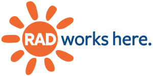 RAD Works Here - Allegheny Regional Asset District (logo)